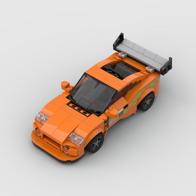 Supra Sports Car Building Blocks Brick